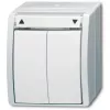 BUSCH-JAEGER Jalousieschalter/-taster 2601/4W-54 ocean alpinweiss IP44 2601/4W-54 (2601/4W-54)
