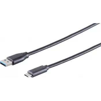 USB-kaabel S/CONN 77141-0.5 USB 3.2 Gen 1 0,5 m USB C USB A Must