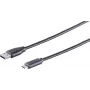 USB-kaabel S/CONN 77141-0.5 USB 3.2 Gen 1 0,5 m USB C USB A Must