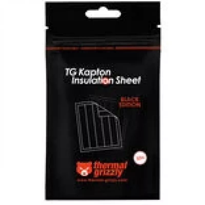 Thermal Grizzly Kapton isolatsioonileht 10 x 60 mm, 50 tk, must