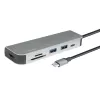 LogiLink UA0343 USB-C Multiport Hub Alumiinium USB 3.2 2. põlvkond Mult