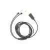 Audio adapterkaabel Tellur QD to 2×3.5mm jack, 2.2 m, Must
