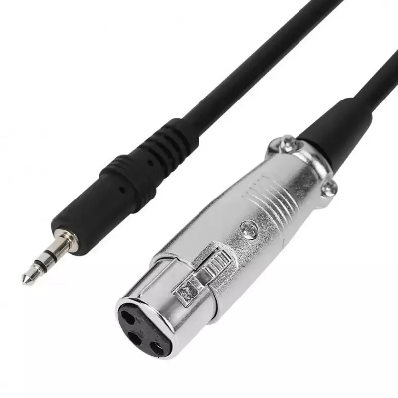 PC mikrofon MEDIA-TECH MT397S — juhtmega, XLR-sisend, 20–20000 Hz, 150 Ω, -32 dB, 2,4 m kaabel, lauaalus, must