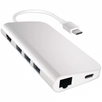 Satechi USB-C Multiport Adapter 8K with Ethernet V3 space grey (ST-P8KEM)