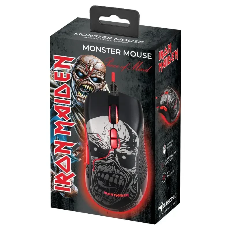 Mängurihiir Subsonic Iron Maiden Piece Of Mind USB