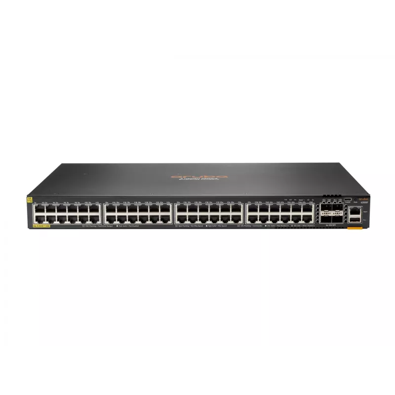 HPE Aruba Networking CX 6200F 48G 4SFP lüliti - hallatav