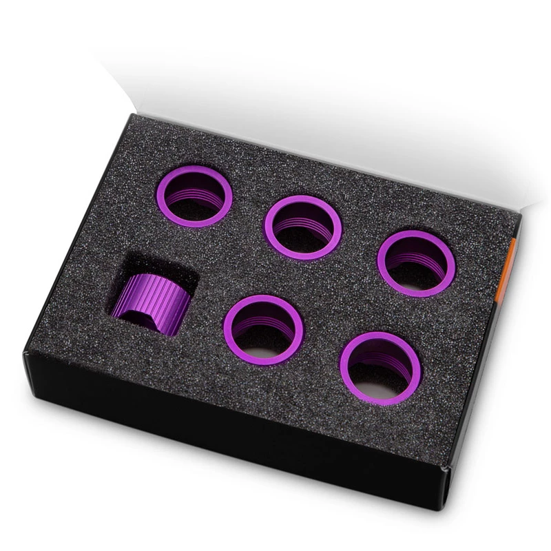 EK Water Blocks EK-Quantum Torque STC 16 surverõngad, lilla, 6 tk