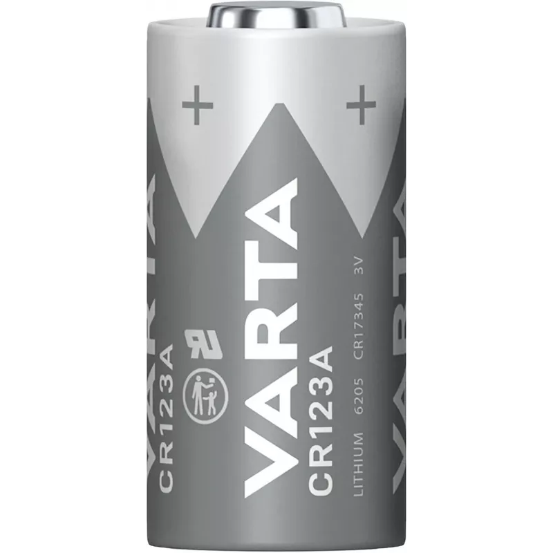 Varta liitium CR123A 3V 1600mAh kaameraaku