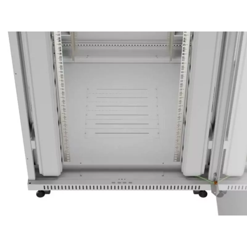 Rack cabinet LANBERG FF01-8047-12SL 47U 800x1000 mm hall, esi- ja tagaklaasukste ning LCD-paneeli ruumiga