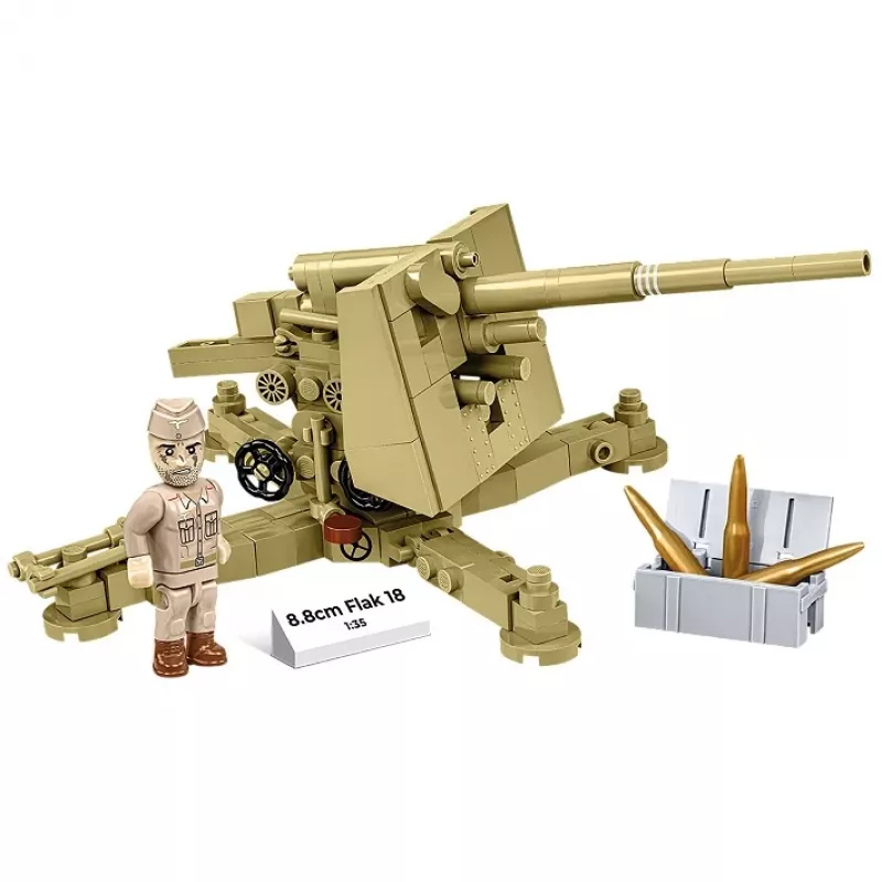 Cobi klotsimudel 8,8 cm Flak 18 — 232 tükki, mõõtkavas 1:35