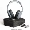 Kõrvaklapid Skullcandy Crusher Evo — juhtmega ja Bluetooth, hall, 40 h taasesitus, USB-C, AUX, kokkupandavad