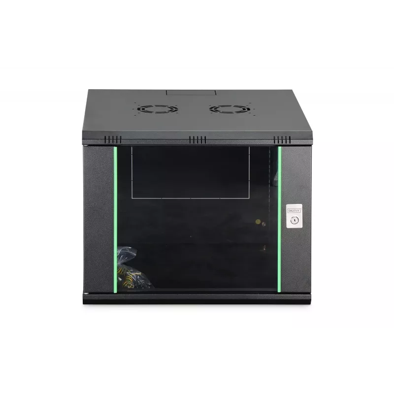 Seinale paigaldatav võrgukapp DIGITUS Dynamic-N 9U 19 tolli 600x600 mm, IP20, võtmelukk, monteerimata