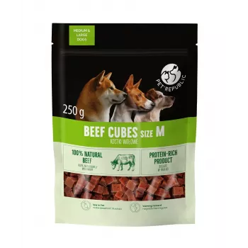 Koera treenimiskuubikud PetRepublic veiseliha, suurus M, 250 g — treeningmaius