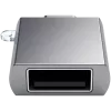 Satechi USB-C adapter USB 3.0-le Space Gray – üllas disain ja kõrge kvaliteet – kompaktne disain – – – (179979)