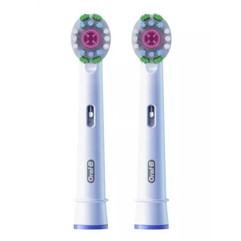 Hambaharjapead Oral-B 3D Valge EB18-2 – asenduspead, 2 tk pakend