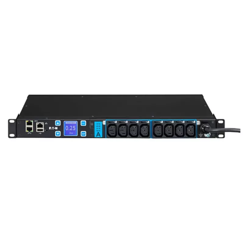 Eaton EMAH28 toitejaotusseade (PDU) 8 vahelduvvoolu pistikupesa 1U must
