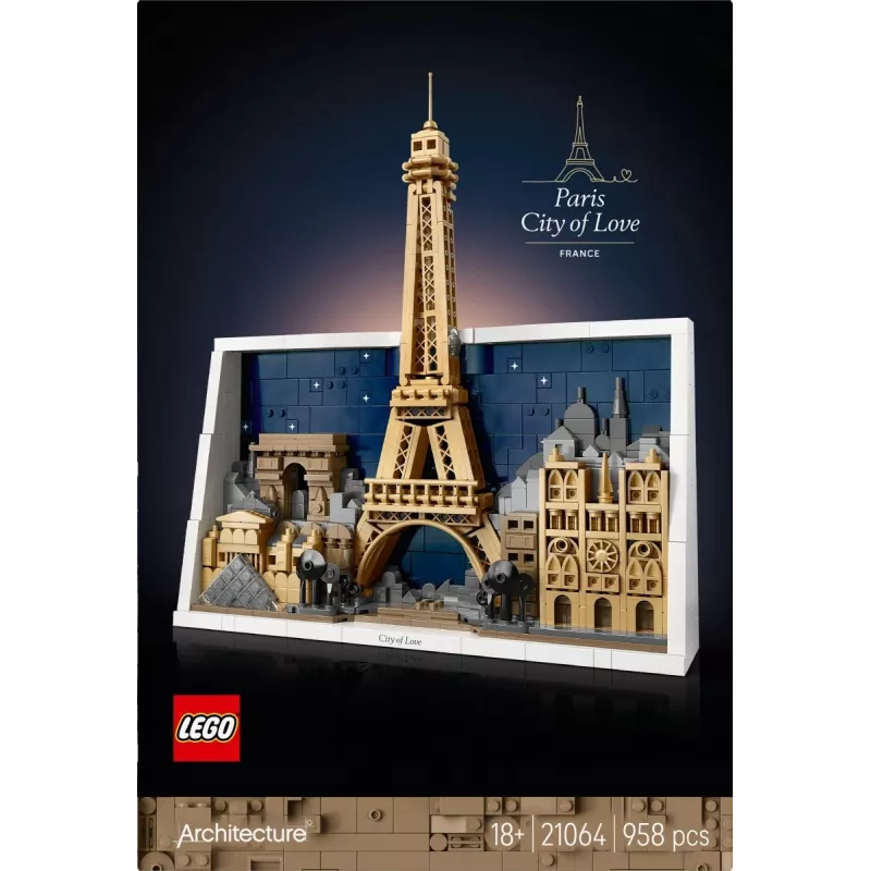 LEGO ARCHITECTURE 21064 Pariis – Armastuse linn
