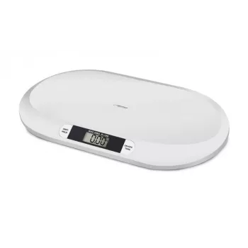 Elektrooniline imikukaal ESPERANZA EBS019 — kaalumisvahemik 0,03–20 kg, 0,01 kg jaotus, suur 60×25 mm LCD, valge