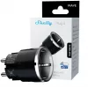 Nutipistik Shelly Wave Plug S Z-Wave 800 Must — Z-Wave 800 nutipistikupesa, 230 V/12 A, 2500 W, võimsuse mõõtmine