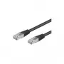 Wentronic Goobay CAT 5e paigalduskaabel, SF/UTP, must, 10 m - CCA vasksegu (68667)