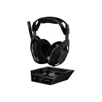 Logitech G Astro A50 X - Kõrvaklapid - ümber kõrva - Bluetooth / LIGHTSPEED - Juhtmevaba - Must