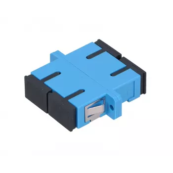 Fiiberoptiline adapter Extralink SC/UPC Singlemode Duplex, sinine, SC/UPC pistikud