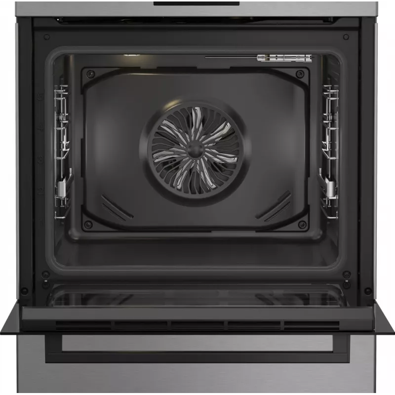 Eraldiseisev gaasi-elektripliit BEKO FBM62330GXTN 60 cm, 4-põletiga gaasipliit, 72 L elektriahi, energiaklass A