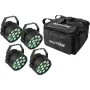 EUROLITE Set 4x LED PARty TCL Spot + Soft-Bag (20000540)