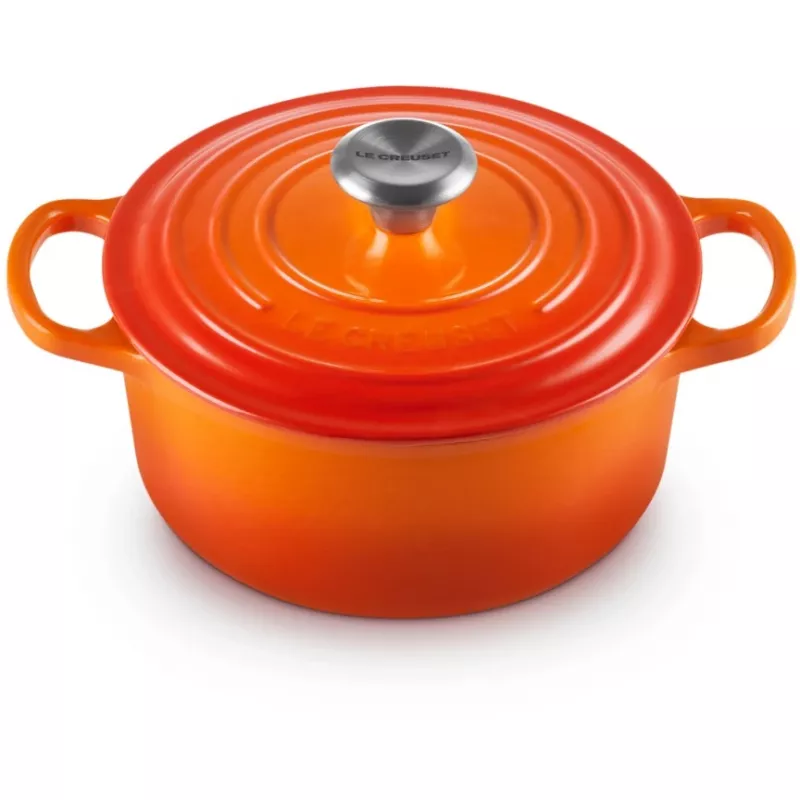 Le Creuset Signature Roaster ümmargune 18 cm volcanic