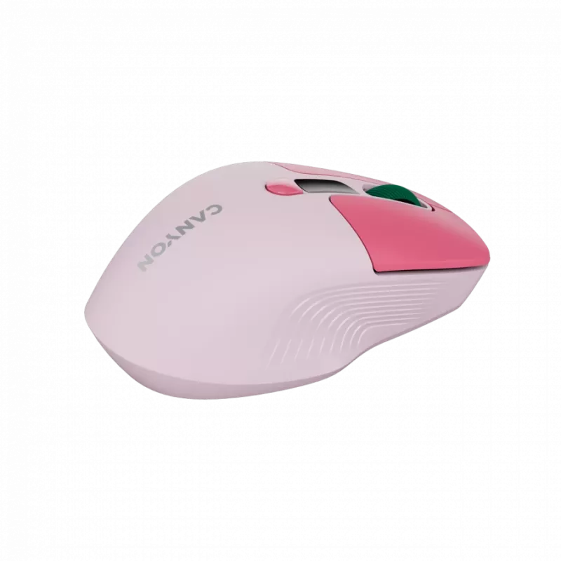 Canyon MW-26 - 2in1 juhtmevaba optiline hiir Bluetooth / 2,4 GHz - vaikne - roosa