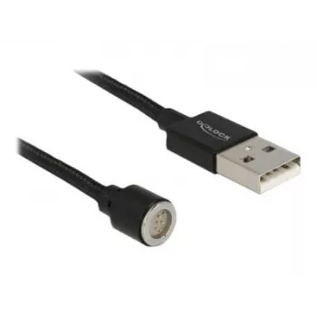 USB-kaabel DeLOCK 85724 USB 2.0 1,1 m Must