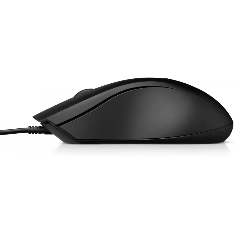 HP Wired hiir 105, mõlemakäeline, optiline, USB Type-A, 1600 DPI, must
