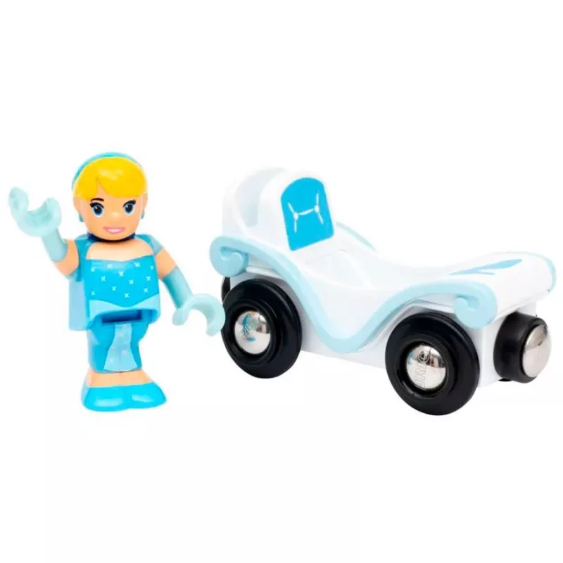Mudeliosak/tarvik Ravensburger BRIO Disney Princess Cinderella & Wagon, sinine/valge, alates 3. eluaastast