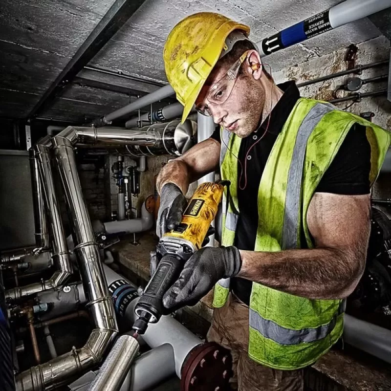 DeWALT DWE4884-QS sirge lihvmasin 25000 p/min Kollane 450 W