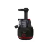 Aeglane mahlapress Tefal Juiceo ZC150 — 150 W, 4,5 cm toitetoru, 0,8 l mahla- ja viljalihamahutid, 80 p/min, must/punane