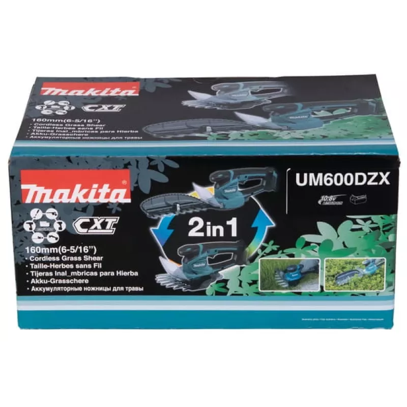 Makita UM600DZX juhtmeta murukäärid must, sinine 12 V