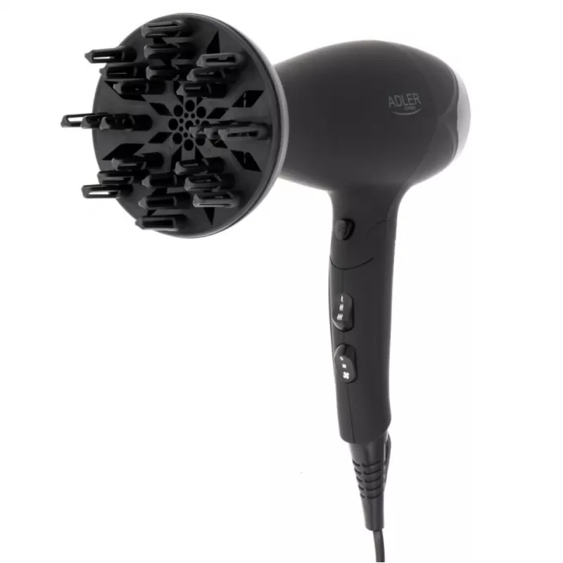 Adler AD 2267 föön must, 2500 W