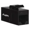 Keystone-moodul LANBERG KSU6-3000 — Cat6 U/UTP RJ-45 emane RJ-45 emasele, lame konstruktsioon, must