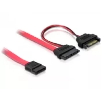 SATA-kaabel DeLOCK 84418 0,5 m punane