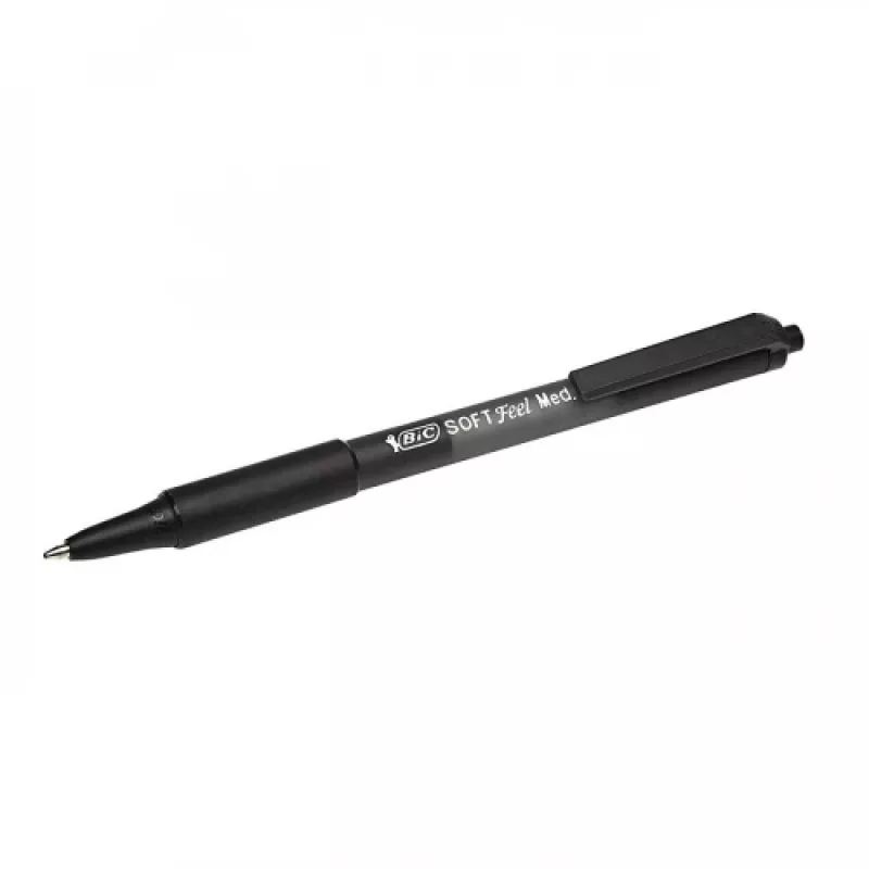 BIC pastapliiatsid SOFTFEEL CLIC 1,0 mm, must, 1 tk. 914360