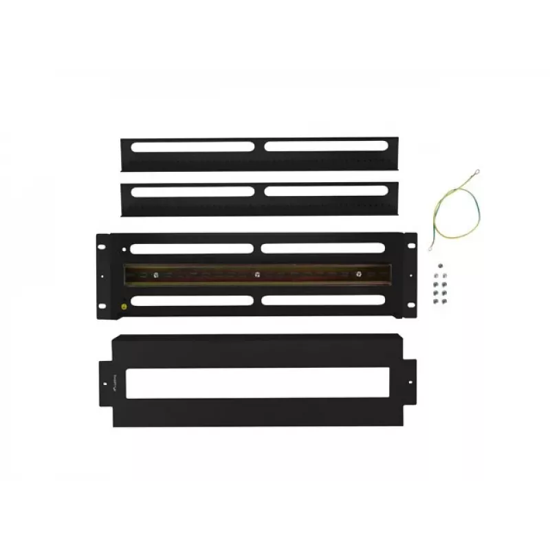 Kaablihalduspaneel Lanberg AK-VDP103-B terasest must 482,5 mm