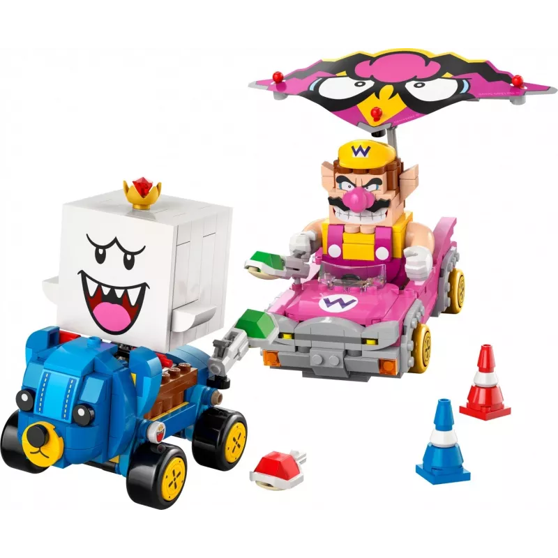 LEGO ehitusmänguasjade komplekt 72038 Super Mario Mario Kart Wario King Buu Huu – tegelaskujud ja rajaosad