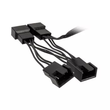 Ventilaatorijagaja kaabel Kolink 1-to-4 PWM 35 cm, 4-kontaktiline PWM kuni 4×4-kontaktiline PWM + SATA