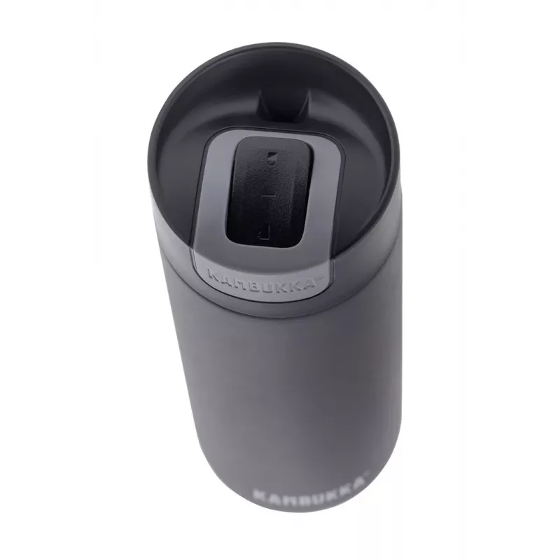 Termostops Kambukka Olympus 500 ml — 18/10 roostevaba teras, vaakumisoleeritud, must, libisemiskindel põhi