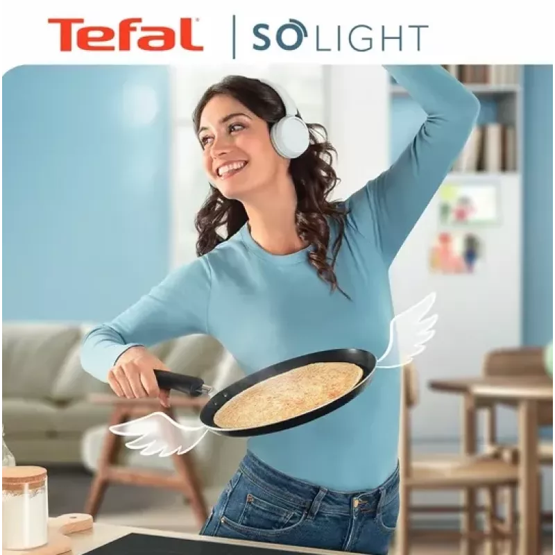 Pannkoogipann Tefal H0563842 mittenakkuv, vastupidav, ümmargune 24 cm