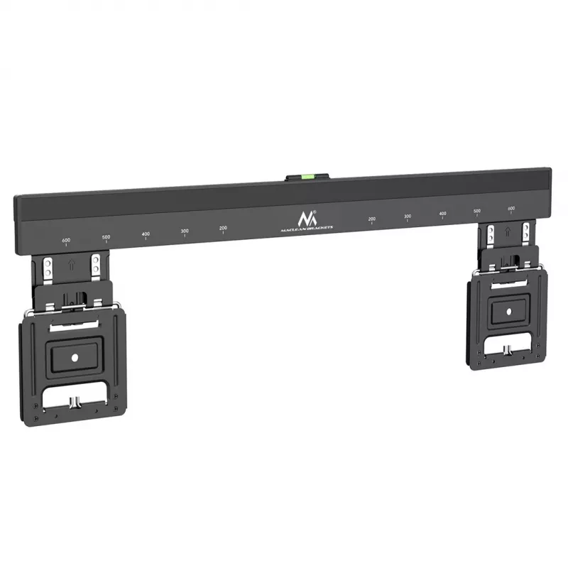 Maclean MC-481 Ultra Flat Slim TV seinakinnitusklamber 37-80 tolli, lame ja kumer, kuni 75 kg, VESA 600x400 universaalne TV kinnitus