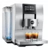 Täisautomaatne espressomasin JURA Z10 (EB) — 2,4 l veepaak, sisseehitatud veskiga, 1450 W, alumiinium/valge