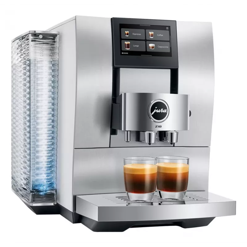 Täisautomaatne espressomasin JURA Z10 (EB) — 2,4 l veepaak, sisseehitatud veskiga, 1450 W, alumiinium/valge