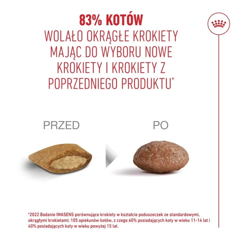 Kuiv kassitoit Royal Canin FHN Ageing 11+ 2 kg — linnuliha, 30% valku, liigeste- ja neerutoetus
