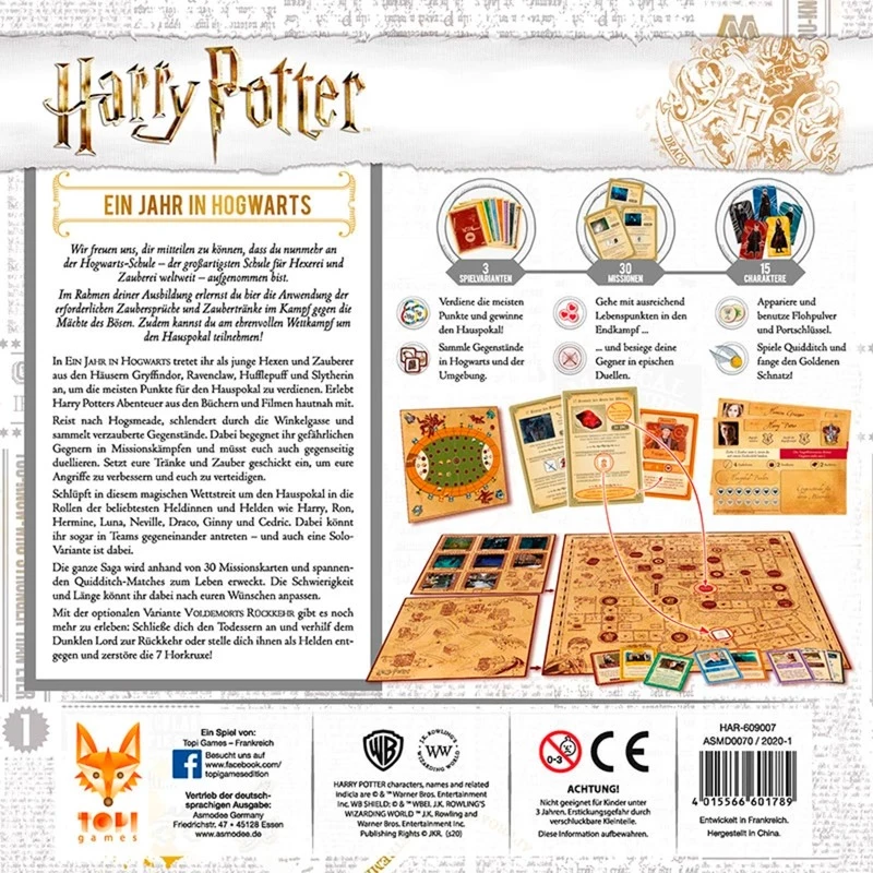 Harry Potter: Ein Jahr in Hogwarts, lauamäng